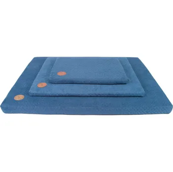 Pelíšek pro psa LAUREN design Matrace pro psy Demi PREMIUM, modrá Velikost: 85 x 70 x 5 cm