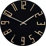 Nástěnné hodiny Zega černé