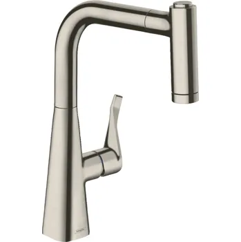 Vodovodní baterie Hansgrohe Metris M71 kuchyňská baterie stojící ušlechtilá ocel 73800800