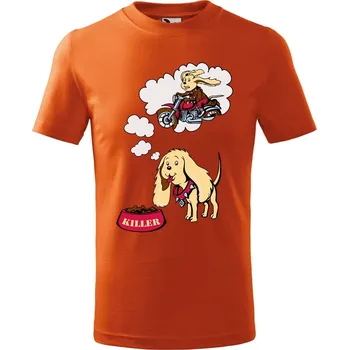 Chlapecké tričko DOBRÝ TRIKO Dětské tričko Psí sen Velikost: 146/10 let, Barva: Oranžová