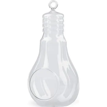 Aerárium / skleněná žárovka 9x17,5 cm Varianta: transparent, Balení: 1 ks