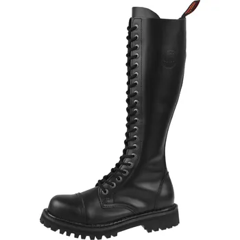 Pánská zimní obuv boty kožené unisex - - KMM - Black-200/2 - 44