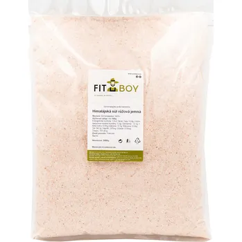 Kuchyňská sůl FITBOY Himálajská sůl růžová jemná 5000g 5000g