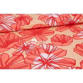 Úplet - Viskoza - Maxi květy