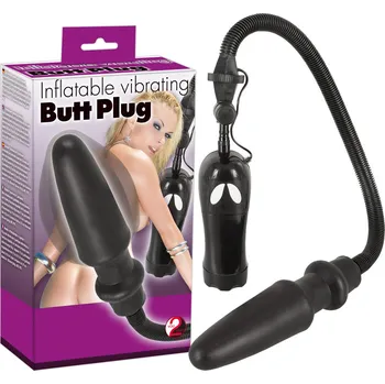 You2Toys Inflatable Vibrating Butt Plug