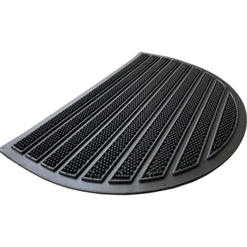 Rohožka Půlkruhová gumová čistící rohož Compress - 40 x 60 cm