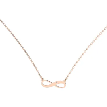 Náhrdelník Náhrdelník s diamantem Infinity Love