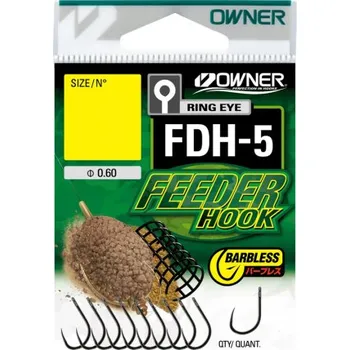 Rybářský háček Háček Owner Feeder Hook Chinu FDH-5 vel. 16