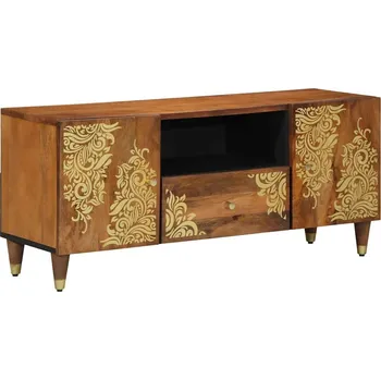 Komoda vidaXL Televizní skříň se zásuvkou Medová hnědá 105 x 33 x 46 cm [4018750]