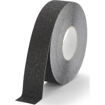 Lepicí páska Sada 12 ks - Protiskluzová páska 50 mm x 18,3 m - hrubozrnná, černá