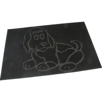 Rohožka Gumová vstupní kartáčová rohož Dog - 60 x 40 x 0,8 cm