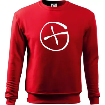 Geocachka - Mikina Essential dětská - 158 cm/12 let ( Červená )