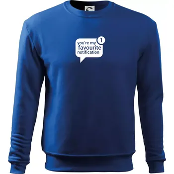 You're my favourite notification - Mikina Essential dětská - 158 cm/12 let ( Královská modrá )