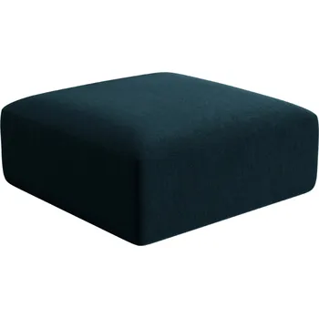 Taburet Cosmopolitan Design Petrolejově modrá sametová podnožka Campi 90 x 90 cm