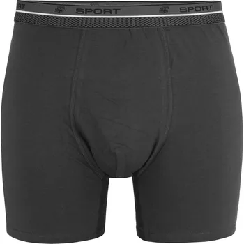 Pánské spodní prádlo Mirko boxerky s dlouhou nohavičkou 2573 4XL tmavě šedá