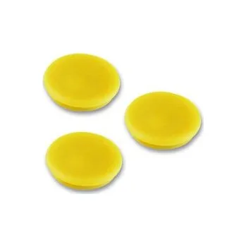 Dekorativní magnet Magnety v plastu - průměr 32 mm, 10 ks, žluté