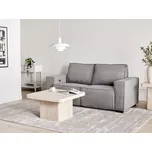 Pohovka šedá polyesterové čalounění elektricky nastavitelná polohovatelná 2místná moderní styl obývací pokoj Beliani