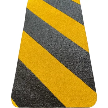 Obdélníkové pásky na nerovný povrch 150 mm x 610 mm - žlutočerné