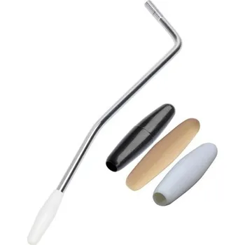 Hudebniny Tremolo raménko 6 mm s whammy efektovou pákou pro elektrickou kytaru Náhradní kovová páka Vibrato příslušenství Neutrální barva stříbrná