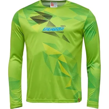 cyklistický dres Pánský volný dres na kolo HAVEN ENERGIZER CRAZY LONG L Zelená, Černá, Modrá