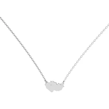 Náhrdelník Náhrdelník s diamantem My Home