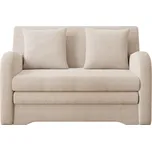 Béžová 2 místná pohovka ARIO JARELL, rozkládací