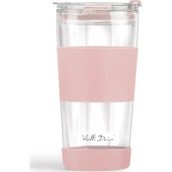 Termohrnek Růžový termo hrnek 600 ml Fuori – Vialli Design ID_1659890