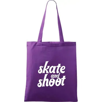 Biatlon skate and shoot - Taška bavlněná - 42 x 38 cm ( Fialová )
