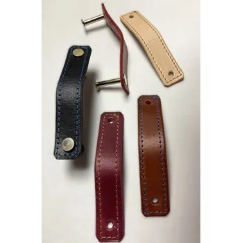 Kožené madlo, úchytka&nbsp;2,5 cm - prošitá&nbsp; (MOŽNOST VÍCE BAREVNÝCH VARIANT)