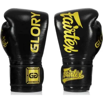 Boxerské rukavice Boxerské rukavice Fairtex x GLORY - BGVG1 - černá 16oz