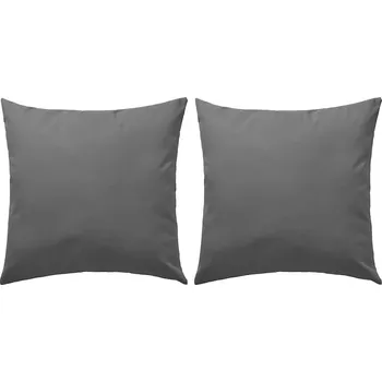 Dekorativní polštářek vidaXL Venkovní polštáře 2 ks 45x45 cm [132309] Barva: Šedá