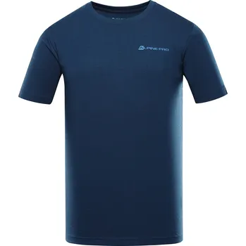 Pánské tričko Alpine Pro GREM MODRÁ PÁNSKÉ FUNKČNÍ TRIKO S ÚPRAVOU COOL-DRY XS