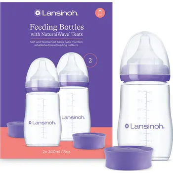 Kojenecká láhev Kojenecká láhev 240ml DUOPACK s NaturalWave TM savičkou (M)