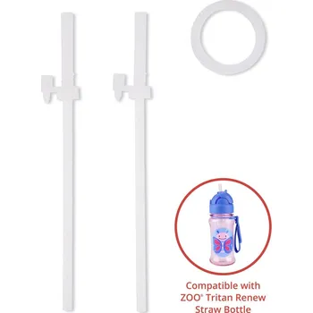 SKIP HOP Brčko náhradní do fľašky Zoo tritan 2ks