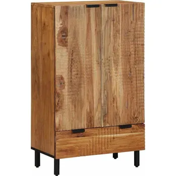 Komoda vidaXL Vysoký bufet Přírodní 60 x 33,5 x 100 cm Masivní akátové dřevo [4017786]