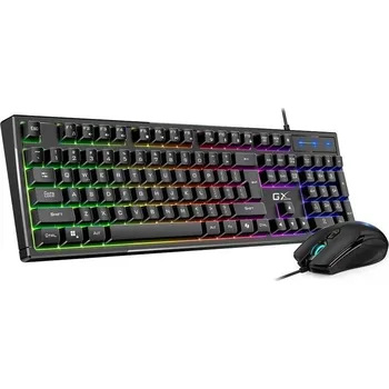 Klávesnice Genius GX GAMING Scorpion KM-GX6, Set klávesnice a myši, drátový, CZ+SK layout, USB, Copilot klávesa, RGB podsv., černá