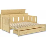 Rozkládací postel s úložným prostorem a…