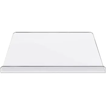 Kuchyňské prkénko Průhledné krájecí prkénko s okrajem 40 x 30 cm Protiskluzové kuchyňské prkénko Odolné plastové prkénko Snadná údržba