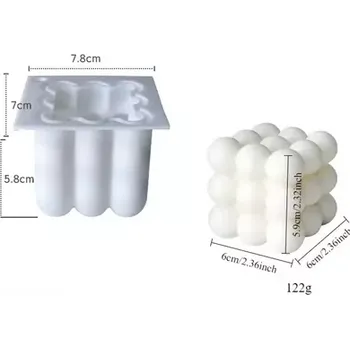 Forma na odlévání Silikonová forma na svíčky - Kuličky