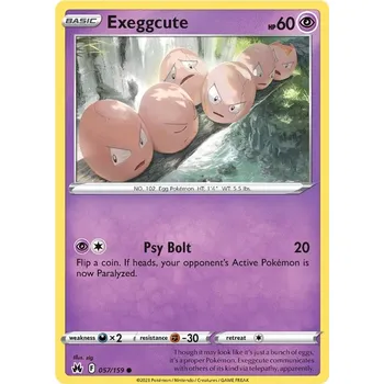 Karetní hra Exeggcute 057/159 - Crown Zenith Typ karty: Reverse Holo