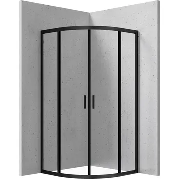 Deante Čtvrtkruhový sprchový kout Funkia 80x80 cm - KYP N52K - bez vaničky