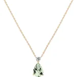 Náhrdelník s diamantem a ametystem Ismene