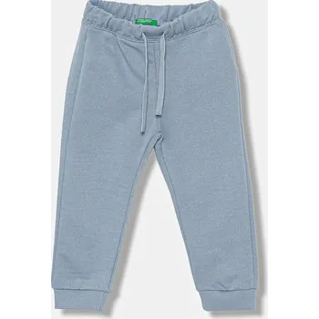 Dětská móda Dětské bavlněné tepláky United Colors of Benetton 3J68GF027.P.Season.9BYA modrá 55X, vel. 90