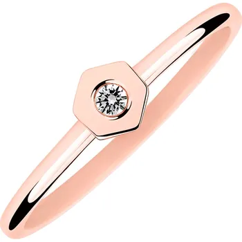 Prsten Prsten s diamantem HexaGlam