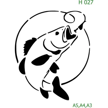 Šablona H 027 - A3 , Nelepící folie