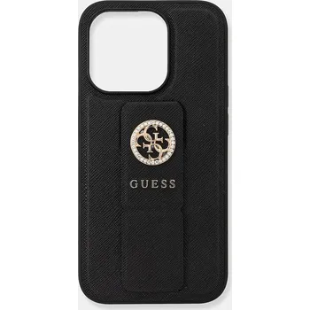 Pouzdro na mobilní telefon Obal na telefon Guess iPhone 15 Pro 6.1" GUHCP15LPGSSADK černá 99X, vel. ONE SIZE