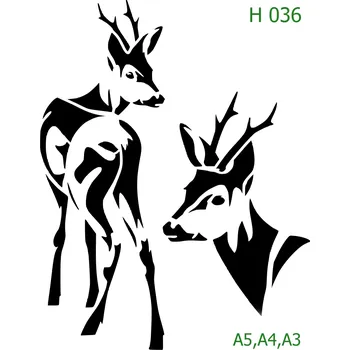 Šablona H 036 - A5 , Nelepící folie