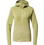 Haglöfs Lark Mid Hood Women, Thyme Green - dámská mikina S + Doprava zdarma