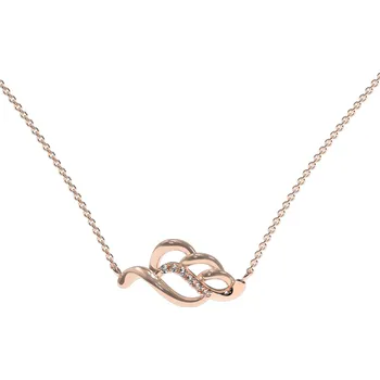 Náhrdelník Náhrdelník s diamanty Shimmer Leaf