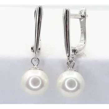 Náušnice Stříbrné náušnice s klasickým zapínáním